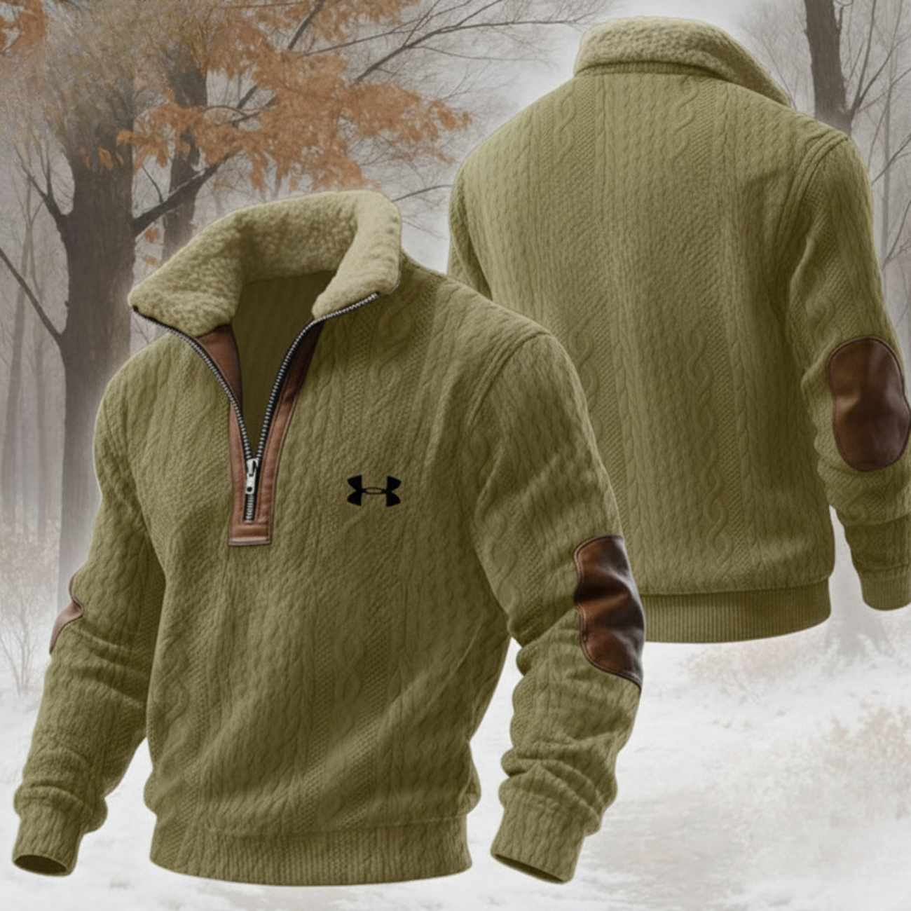 2026 Cozy Ribbed Zip-Up Sweater - Clearance Sale