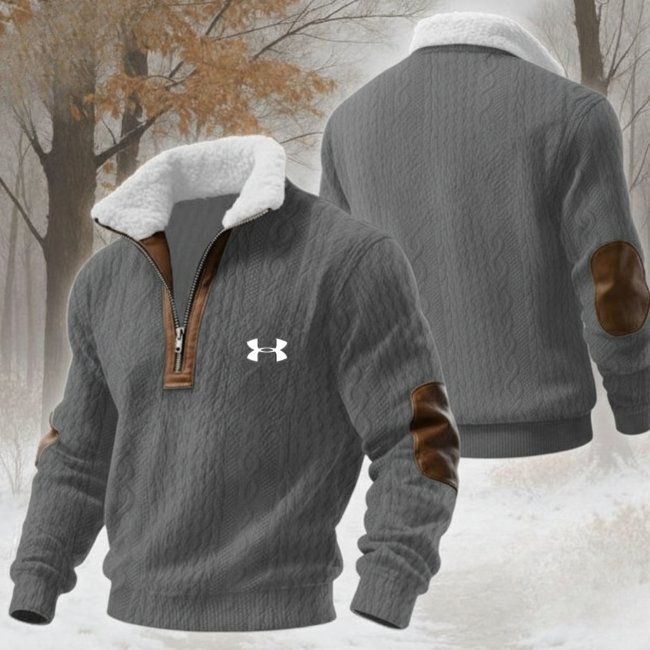 2026 Cozy Ribbed Zip-Up Sweater - Clearance Sale