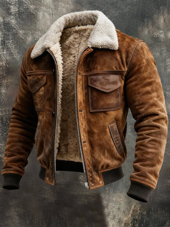 GIANNI™ | SHERPA LEATHER JACKET