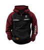 ADIDAS™ - Black Red Tactical Quarter Hoodie