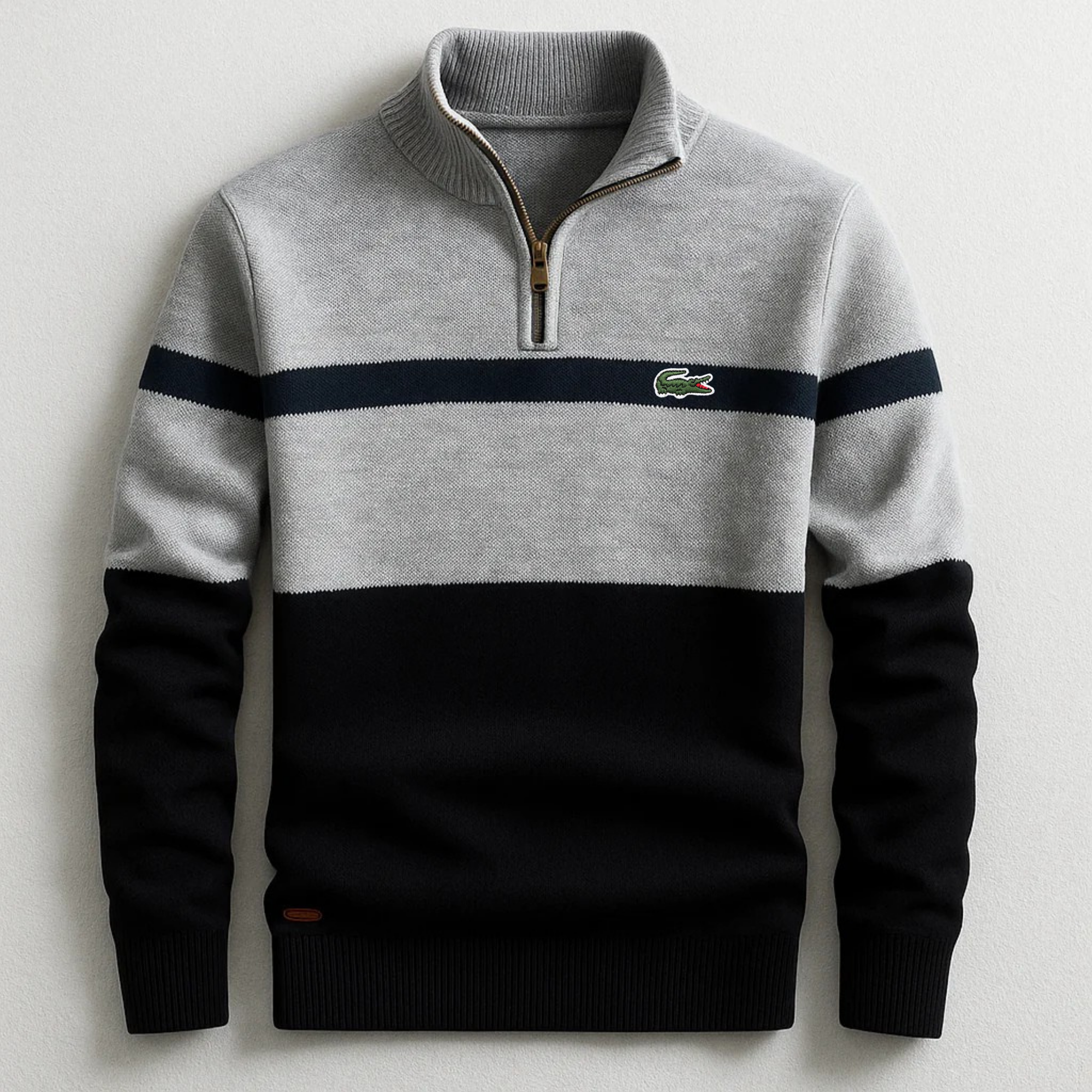 LACOSTE - ELSTON HERITAGE QUARTER-ZIP