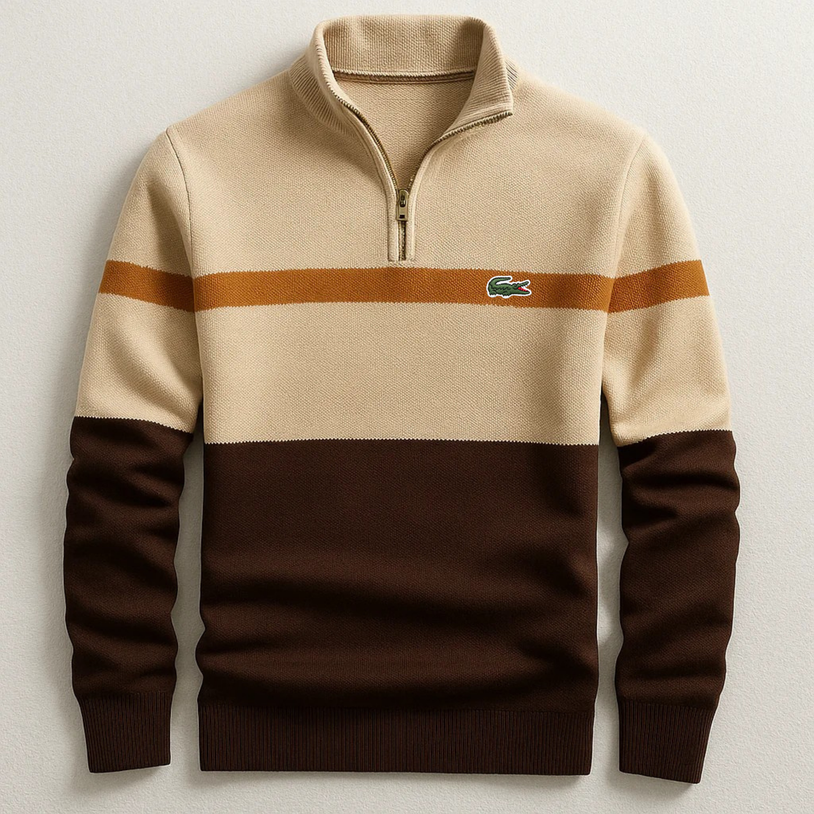 LACOSTE - ELSTON HERITAGE QUARTER-ZIP