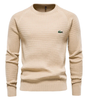 LACOSTE -MEN'S GRID PATTERN SWEATER