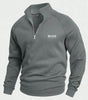 BОSS Cotton Half-Zip Jumper