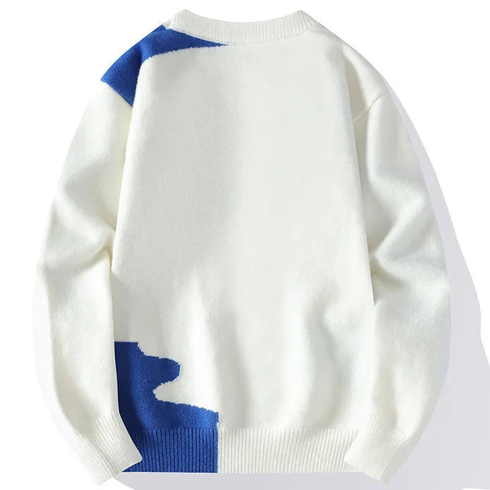 Men's Stylish And Handsome Round Neck Sweater