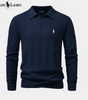 Ralph Lauren™ Long-Sleeve Knitted V-Neck Polo Sweater