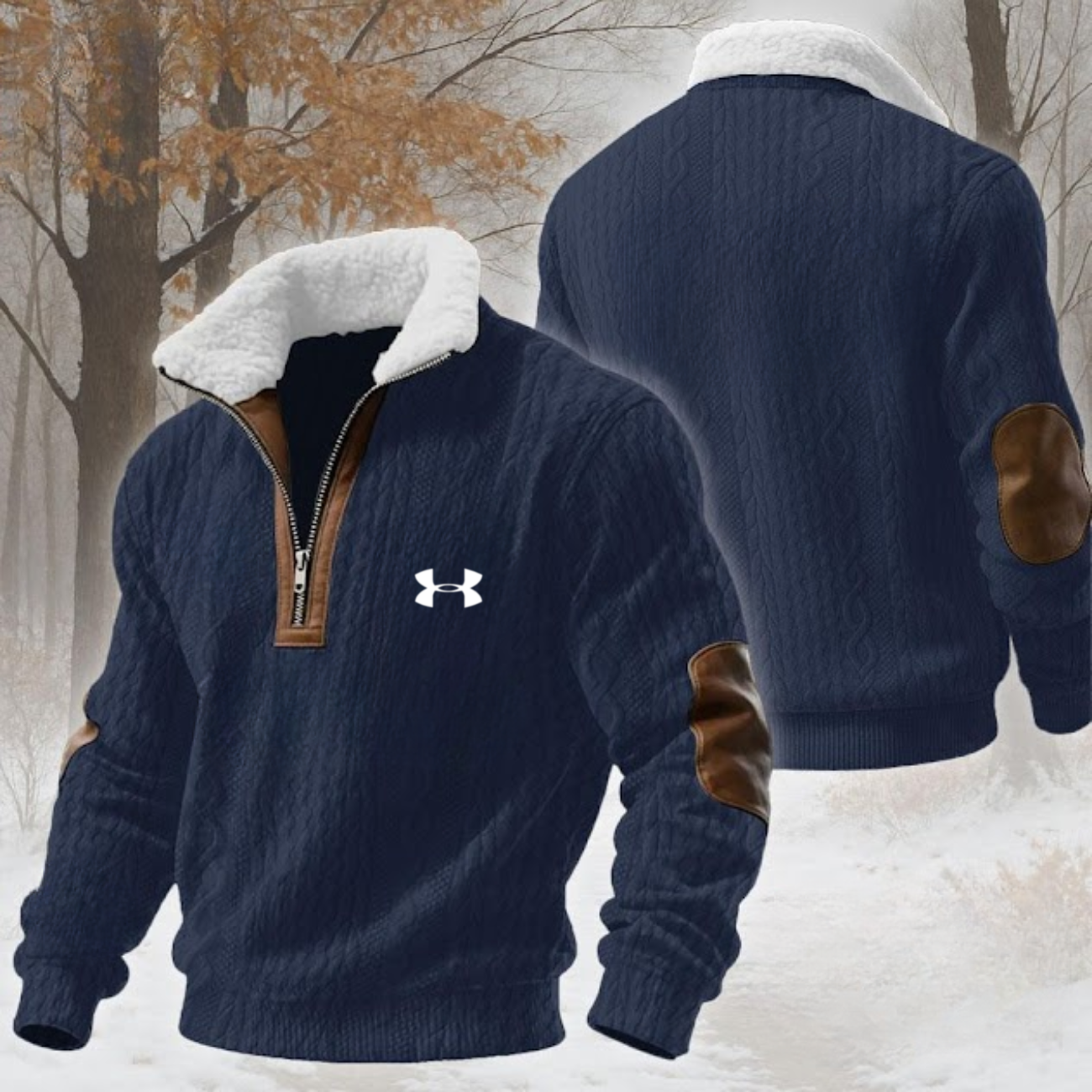 2026 Cozy Ribbed Zip-Up Sweater - Clearance Sale