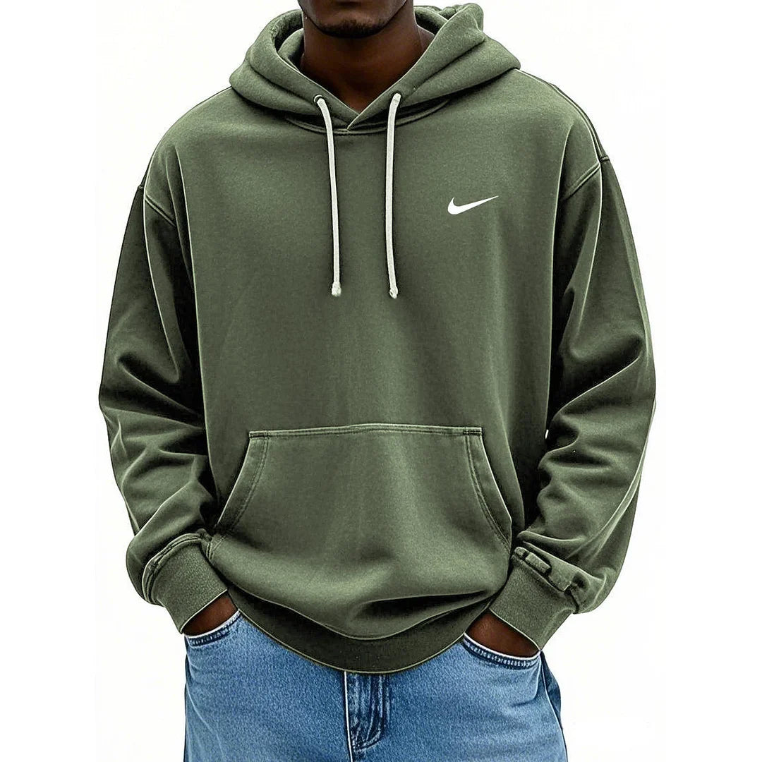 Men's Fashionable Casual Loose Hooded Sweatshirt