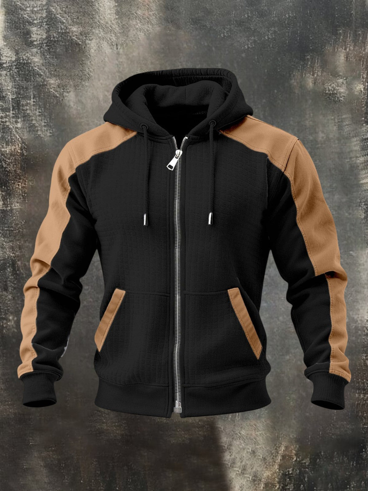 SALVATORE™ | TWO-TONE ZIP HOODIE