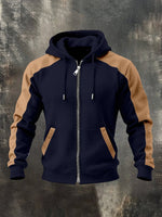 SALVATORE™ | TWO-TONE ZIP HOODIE
