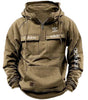ADIDAS™ - Brown Tactical Quarter Hoodie