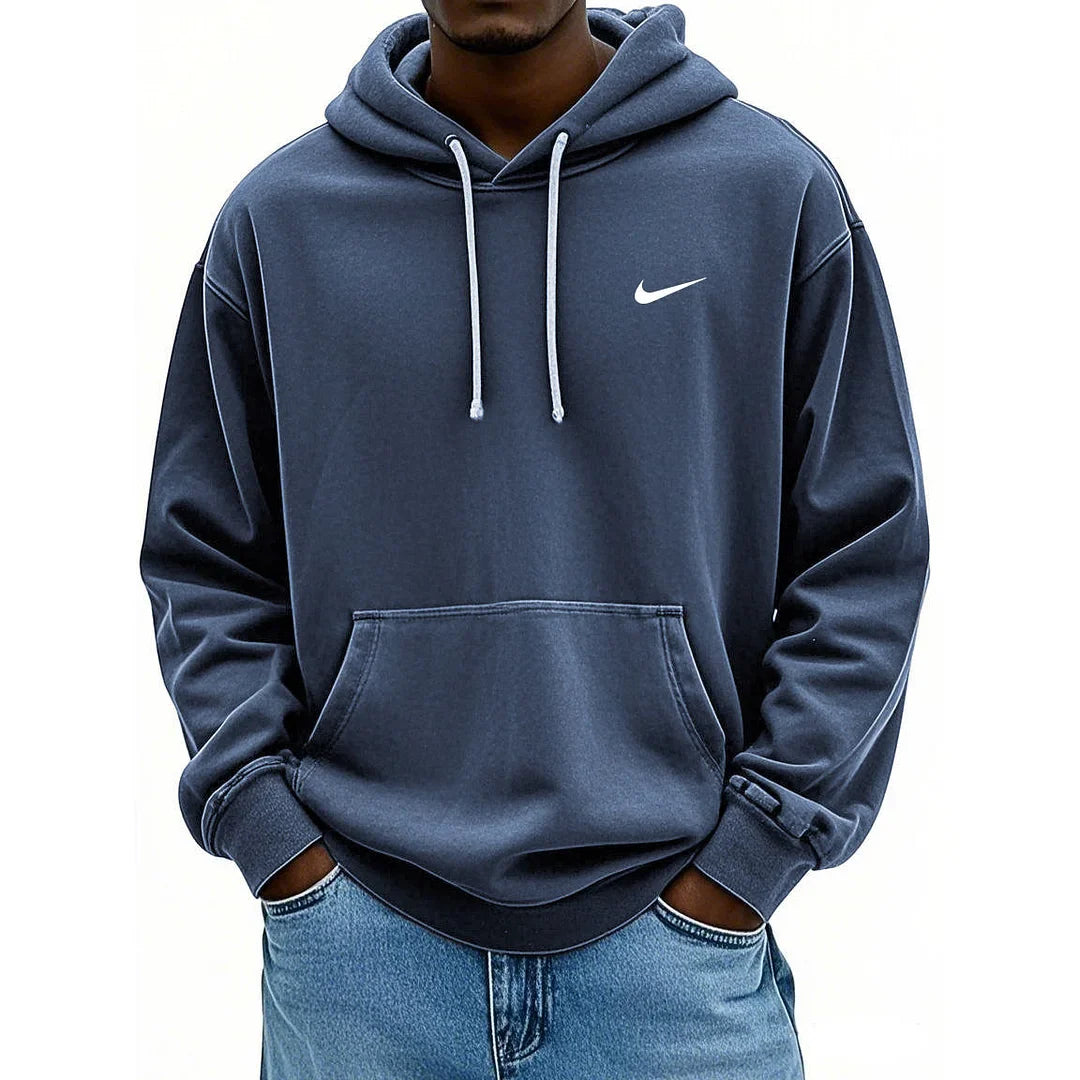 Men's Fashionable Casual Loose Hooded Sweatshirt